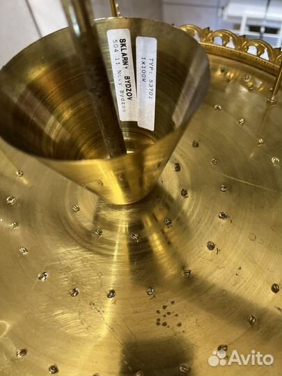 Люстра хрустальная sklarny novy bydzov Чехия