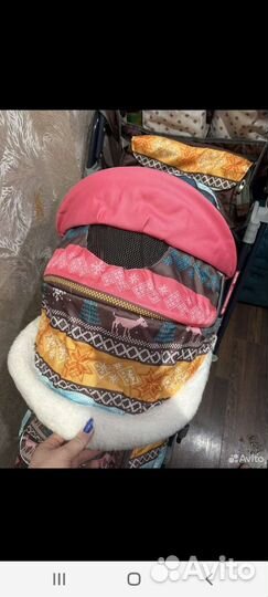 Детские санки коляска ника