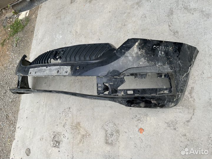 Бампер передний skoda octavia a8 с 2019 г