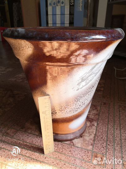 Кашпо керамическое для цветов