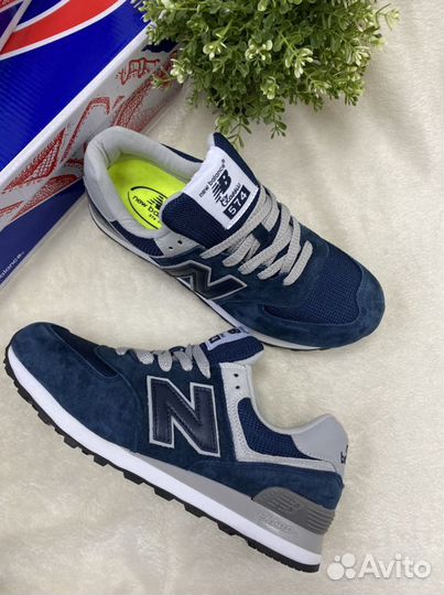 Мужские кроссовки New Balance 574 синие