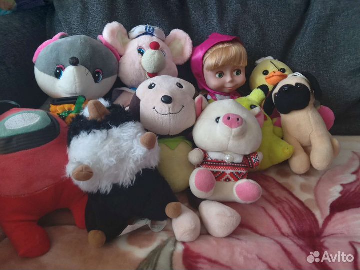 Мягкие игрушки пакетом