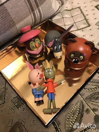 Игрушки из дерева Винни-пух