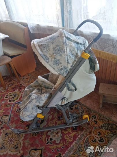 Коляска санки