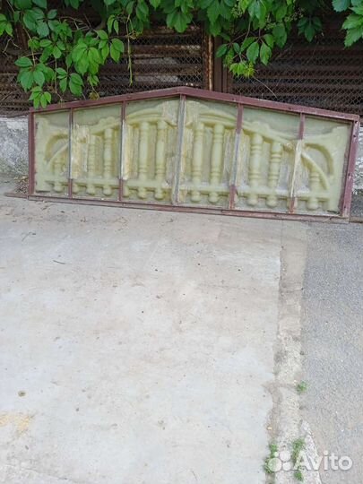 Формы для декоративного бетонного забора