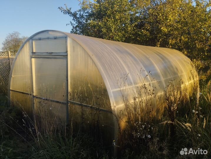 Теплица поликарбонат бу 3х6 м усиленная