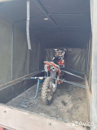 Перевозка мототехники в прицепе, буксировка прицеп