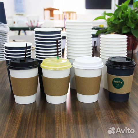 Одноразовая посуда. Бумажные стаканы