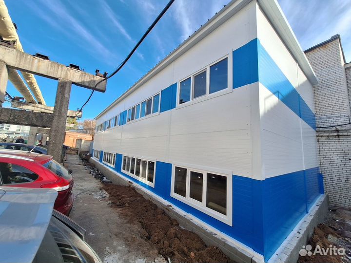 Ангар из сэндвич-панелей 12х24х6 (288м²)