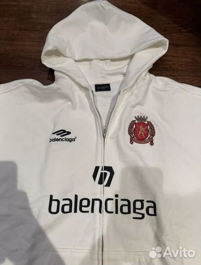 Balenciaga soccer zip hoodie оригинал