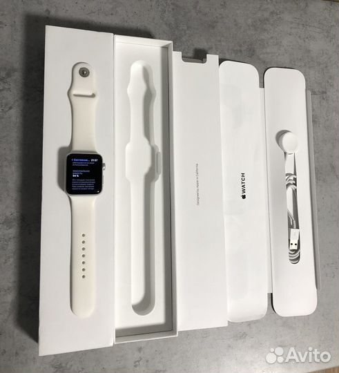 Apple Watch 3 42 mm 94% акб