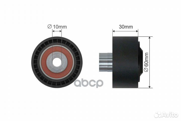 Ролик поликлинового ремня направляющий RNK-CT-0
