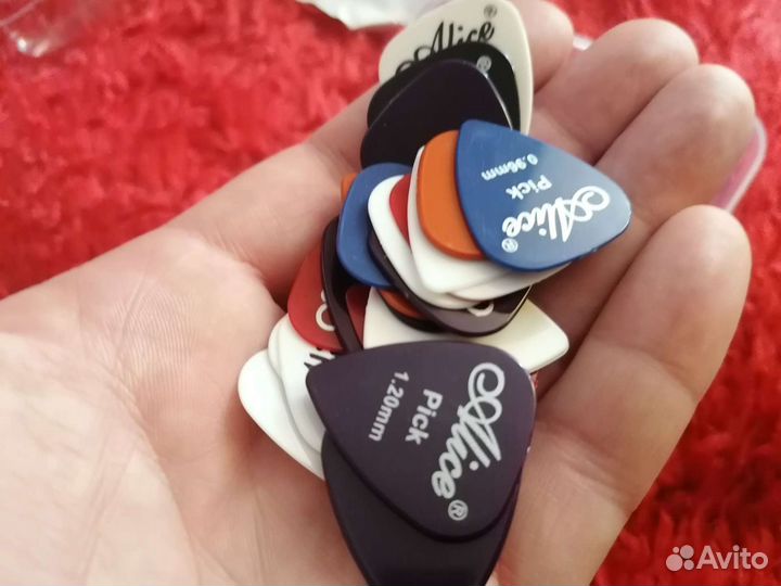 Медиатор для Бас гитары разной толщины по шт