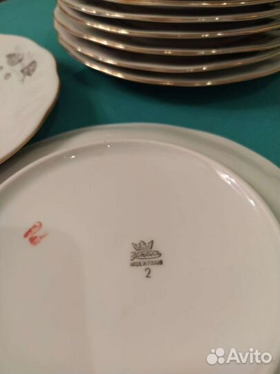 Тарелки новые Фарфор Польша винтаж СССР