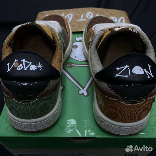 Кроссовки Jordan 1 Low «zion williamson voodoo»