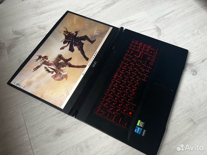 MSI 2023г. 17.3 i5-12450H/16GB/512SSD/RTX 3050 4GB