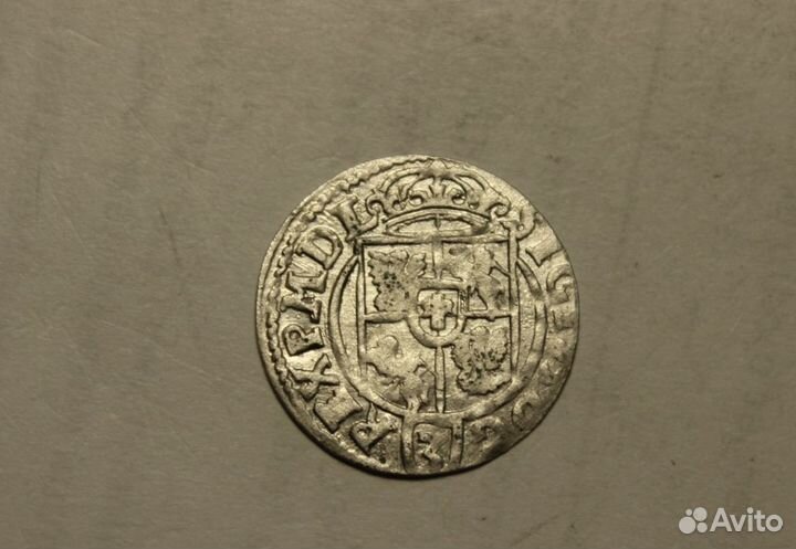 Монета Польша 1/24 талера 1623 год, серебро