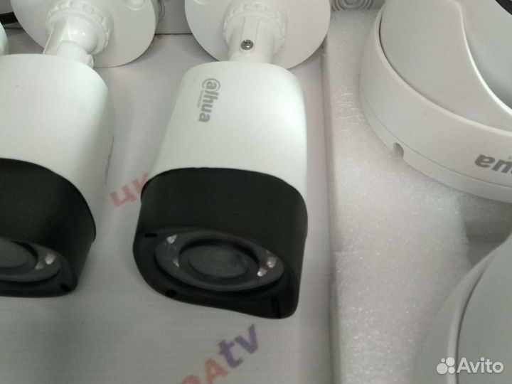 Комплект видеонаблюдения 15 камер Dahua IP66