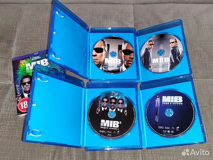 Люди в чёрном. 4 фильма (4 Blu-ray)