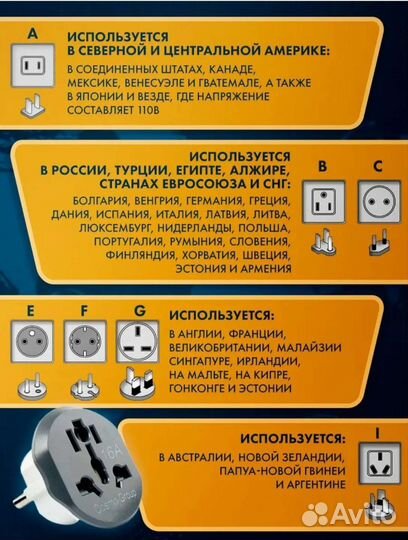 Переходник для розетки евровилка