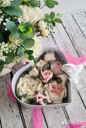 Съедобные букеты из зефира