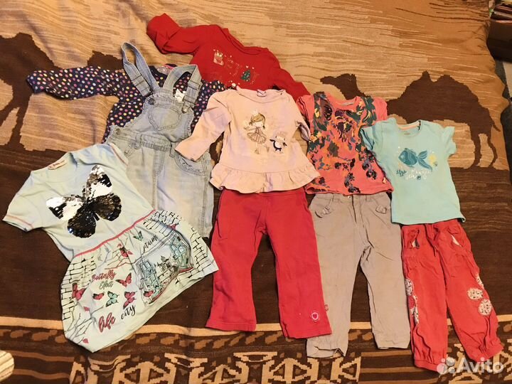 Пакет вещей на девочку 2-3 года
