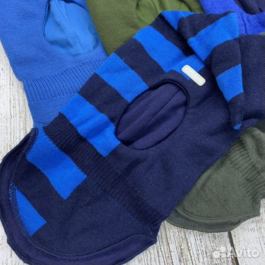 Шапки-шлемы Рейма зимние мальчик новые