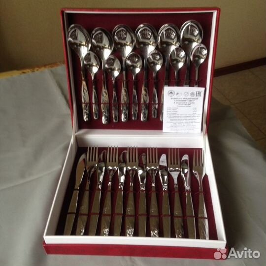 Новые столовые приборы и наборы из нерж.ст. Россия