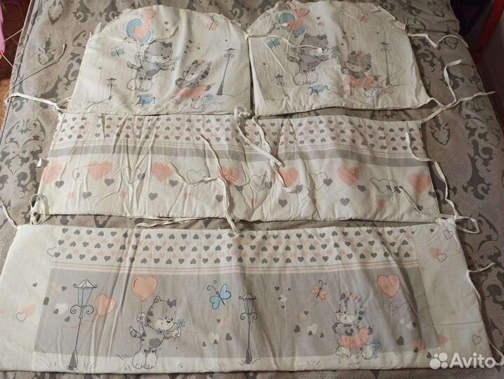 Бортики в детскую кроватку