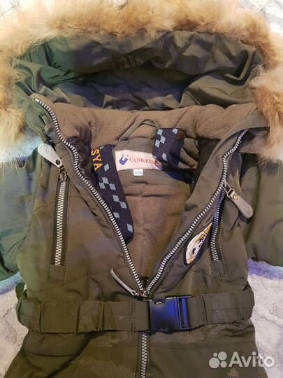 Зимний комбинезон для мальчика 86