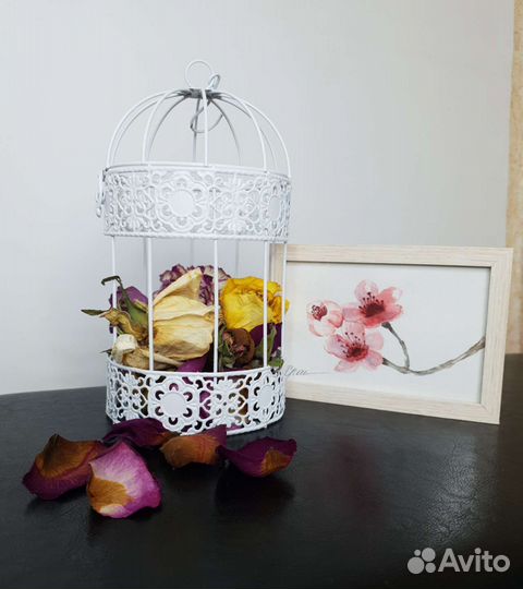 Оформление интерьера.Клетка для птиц декоративная