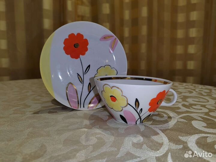 Чайная пара старое Дулёво 67 год