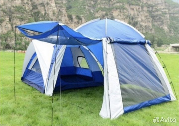 Палатка 4-х местная с шатром ly 1706