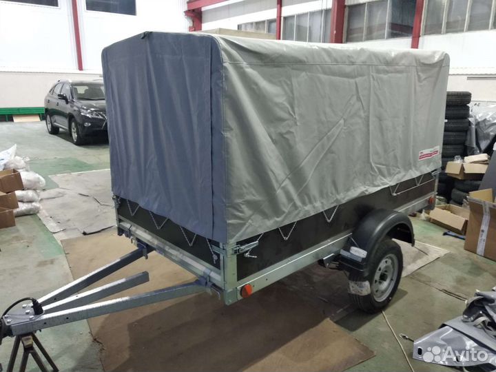 Прицеп легковой 2,5*1,26 Крепыш усил. борт