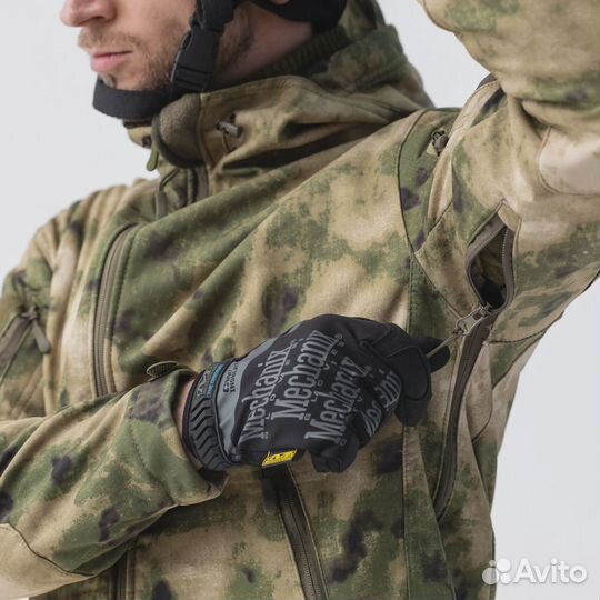 Тактический комплект softshell мох