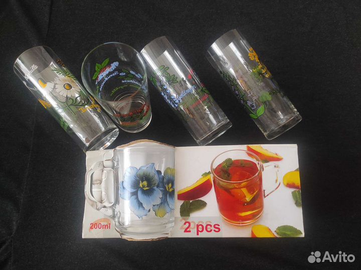 Стаканы, бокалы