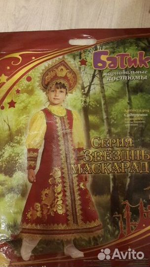 Новогодний костюм Сударушка