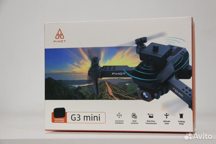 Квадрокоптер дрон с двумя камерами