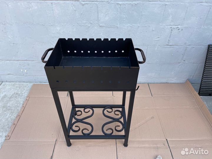 Мангал № 0031 Дачный с дровницей