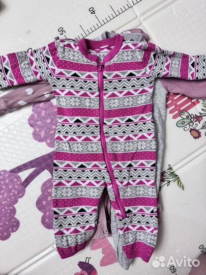 Одежда для девочки 74 80 пакетом