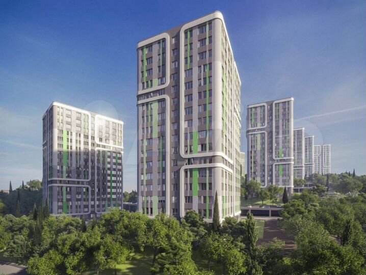 2-к. квартира, 56,3 м², 8/16 эт.