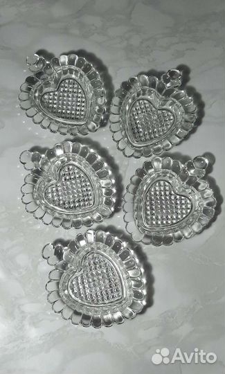 Розетки хрустальные Лист