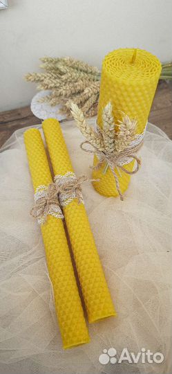 Свадебный очаг из пчелиного воска