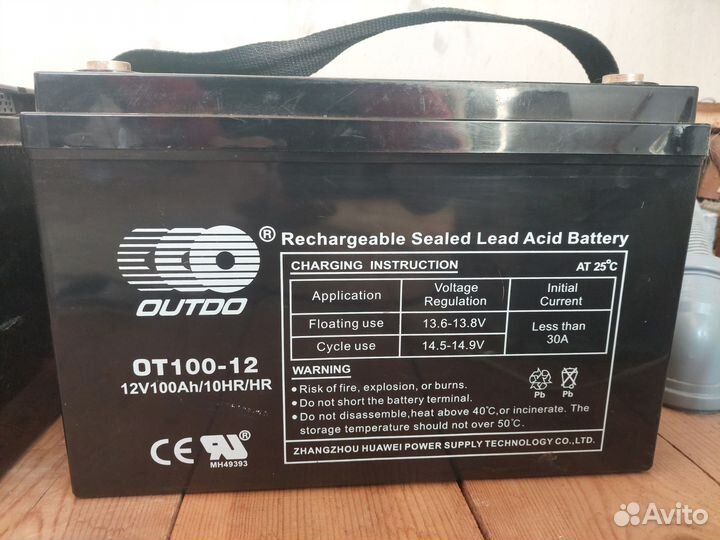 Продам гелеевые аккумуляторы