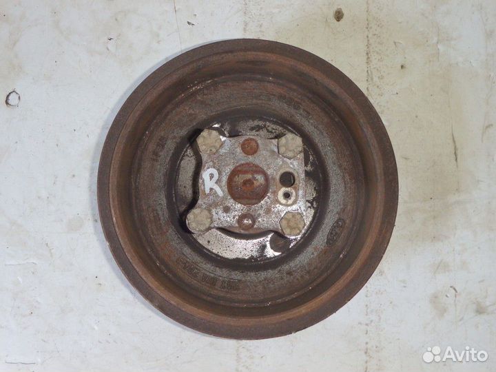 Барабан тормозной Цапфа Fusion