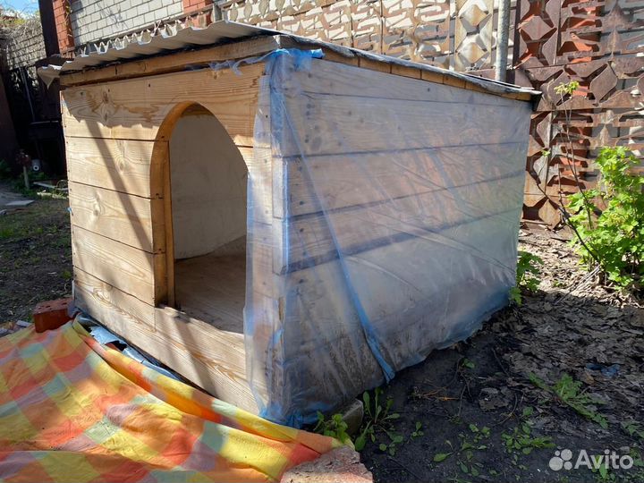 Будка для собаки утепленная