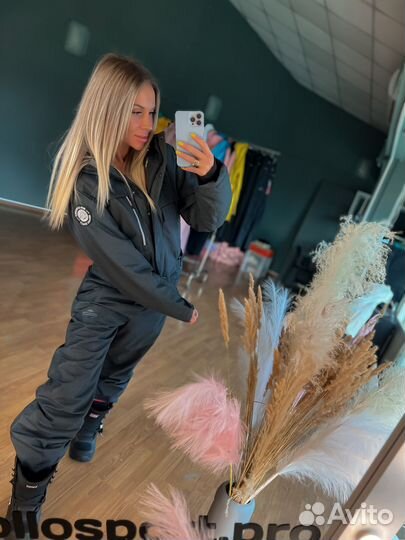 Комбинезон женский серый