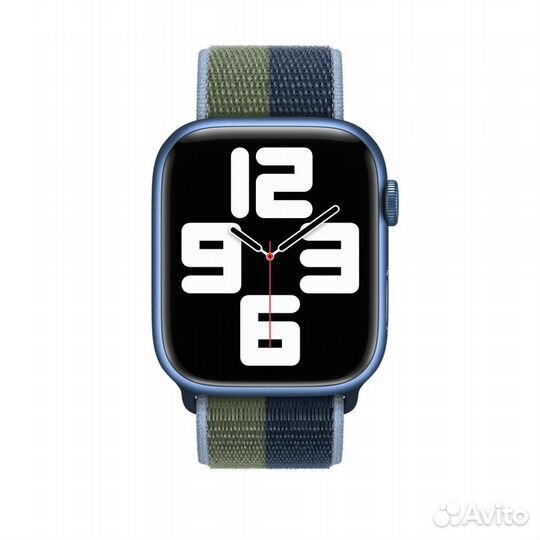 Ремешок Apple Watch Abyss Blue/Moss Green Loop 41