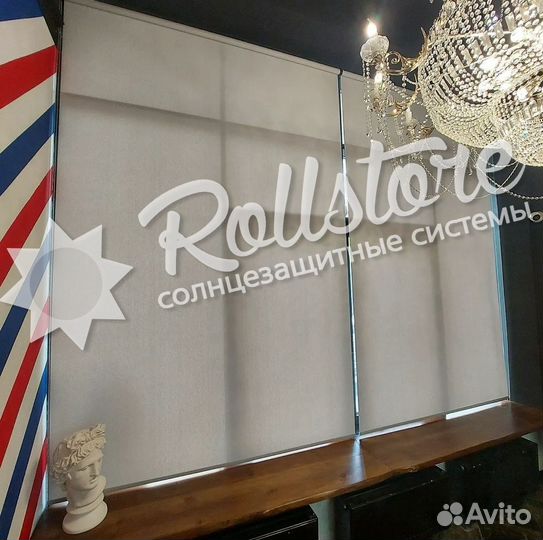 Свободновисящие рулонные шторы