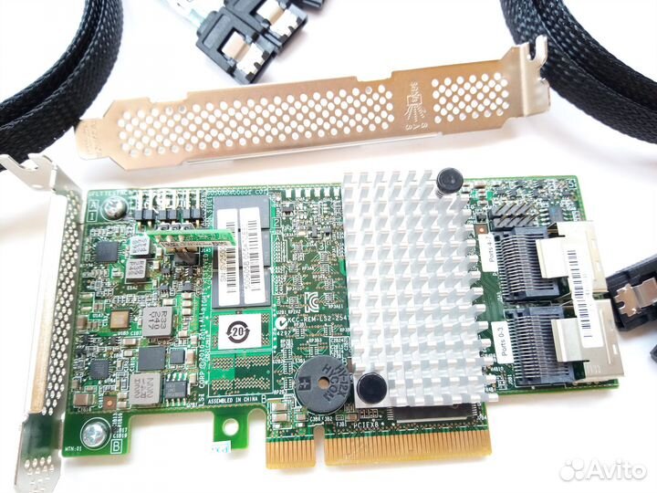 Raid Контроллеры LSI SAS 9267-8i +ключ и кабеля